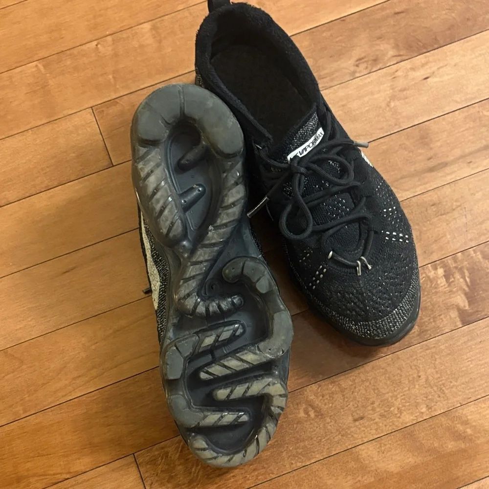 Nike Black and Gray Flyknit Sneakers- Vapormax - Picture 3 of 5